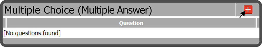 Add Multiple Choice (Multiple Answer) Test Question/Answer